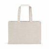 Sac de courses Makalu en coton recyclé. 280 g/m². Anses de 65 cm