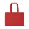 Sac de courses Makalu en coton recyclé. 280 g/m². Anses de 65 cm