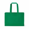 Sac de courses Makalu en coton recyclé. 280 g/m². Anses de 65 cm