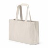 Sac de courses Makalu en coton recyclé. 280 g/m². Anses de 65 cm