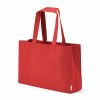 Sac de courses Makalu en coton recyclé. 280 g/m². Anses de 65 cm