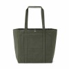 Sac de courses Damavand en coton 360 g/m². Fermeture à pression