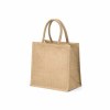 Sac de courses Nuptse en jute. Poignées de 34 cm