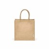 Sac de courses Nuptse en jute. Poignées de 34 cm