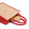 Sac de courses Nuptse en jute. Poignées de 34 cm