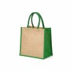 Sac de courses Nuptse en jute. Poignées de 34 cm