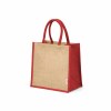 Sac de courses Nuptse en jute. Poignées de 34 cm