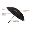Parapluie tempête 27'' en RPET AWARE™ Nordic Drift Trail