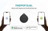 Géolocaliseur en plastique recyclé RCS IPX5 Findpop Dual