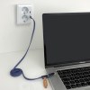 Câble magnétique 60W 2 en 1 Arc en PET RCS