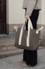 Sac de plage en toile recyclée 400g/m² BEAU AWARE™