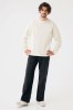 Sweater à col rond en coton recyclé IQONIQ Torla