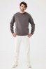 Sweater à col rond en coton recyclé IQONIQ Torla