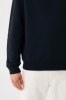 Sweater à col rond en coton recyclé IQONIQ Torla