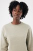 Sweater à col rond en coton recyclé IQONIQ Torla