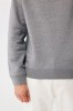 Sweater à col rond en coton recyclé IQONIQ Torla