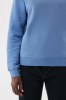 Sweater à col rond en coton recyclé IQONIQ Torla