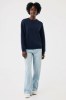 Sweater à col rond en coton recyclé IQONIQ Torla