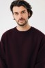 Sweater à col rond en coton recyclé IQONIQ Torla