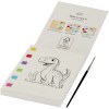 Livre de coloriage Quell et set de crayons pinceaux à eau