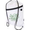 Sac à cordon Oriole en RPET avec poche avant zippée, 5 L