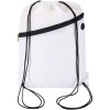 Sac à cordon Oriole en RPET avec poche avant zippée, 5 L