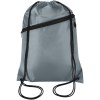 Sac à cordon Oriole en RPET avec poche avant zippée, 5 L