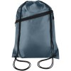 Sac à cordon Oriole en RPET avec poche avant zippée, 5 L
