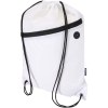 Sac à cordon Oriole en RPET avec poche avant zippée, 5 L