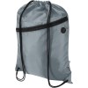 Sac à cordon Oriole en RPET avec poche avant zippée, 5 L