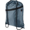 Sac à cordon Oriole en RPET avec poche avant zippée, 5 L