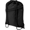 Sac à cordon Oriole en RPET avec poche avant zippée, 5 L