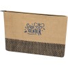 Pochette en papier paille Rhythm avec fermeture à glissière, 3 L