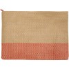 Pochette en papier paille Rhythm avec fermeture à glissière, 3 L