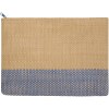 Pochette en papier paille Rhythm avec fermeture à glissière, 3 L