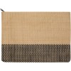 Pochette en papier paille Rhythm avec fermeture à glissière, 3 L