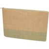 Pochette en papier paille Rhythm avec fermeture à glissière, 3 L
