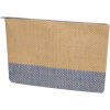 Pochette en papier paille Rhythm avec fermeture à glissière, 3 L