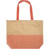 Grand sac fourre-tout en papier paille Rhythm avec fermeture à glissière, 21 L