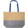 Grand sac fourre-tout en papier paille Rhythm avec fermeture à glissière, 21 L