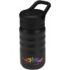 Gourde de sport Knox 350 ml en acier inoxydable à double paroi recyclé RCS avec paille rabattable
