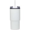 Gobelet isotherme à double paroi Westin 540 ml en RCS recyclé, avec paille