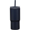 Gobelet isotherme à double paroi Westin 540 ml en RCS recyclé, avec paille