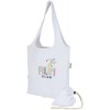 Sac fourre-tout pliable en coton recyclé GRS « Madras Blend » 140 g/m², 7 L