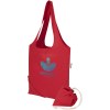 Sac fourre-tout pliable en coton recyclé GRS « Madras Blend » 140 g/m², 7 L