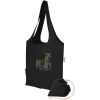 Sac fourre-tout pliable en coton recyclé GRS « Madras Blend » 140 g/m², 7 L