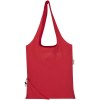 Sac fourre-tout pliable en coton recyclé GRS « Madras Blend » 140 g/m², 7 L