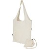 Sac fourre-tout pliable en coton recyclé GRS « Madras Blend » 140 g/m², 7 L