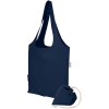 Sac fourre-tout pliable en coton recyclé GRS « Madras Blend » 140 g/m², 7 L