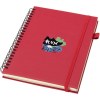 Cahier à spirales Liss A5 à couverture rigide en plastique recyclé